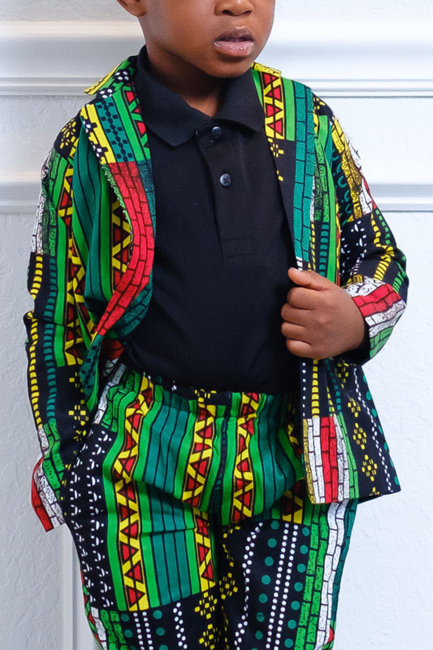 Moroti Boy's African Print Jacket