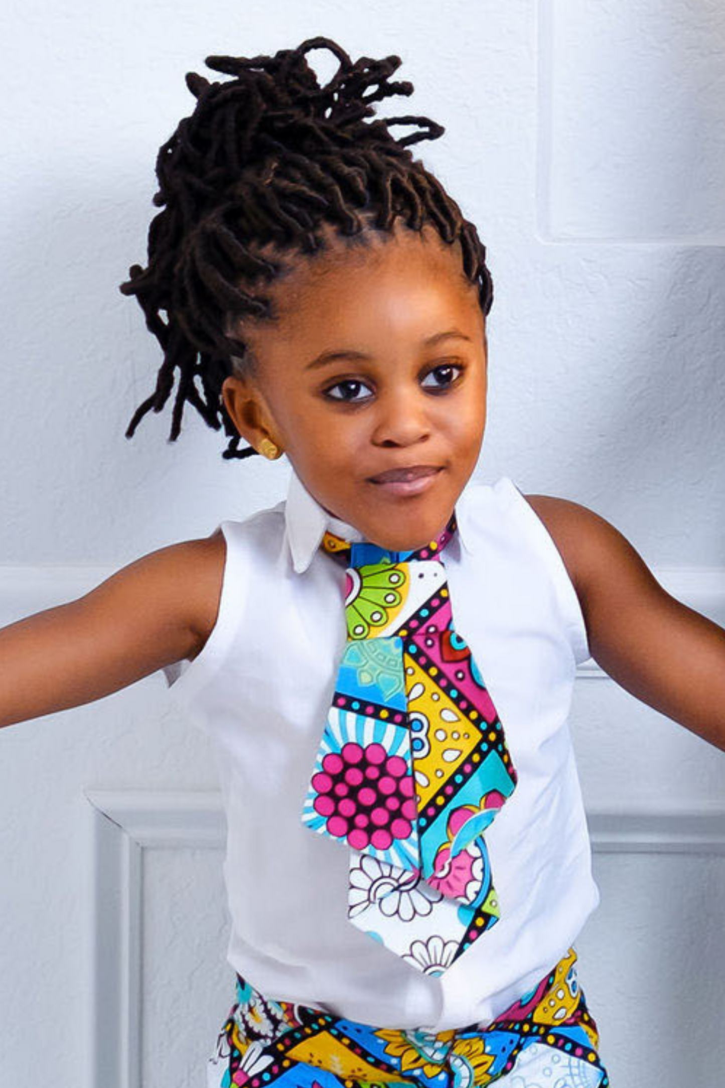 Bimbo Girls African Print Tie