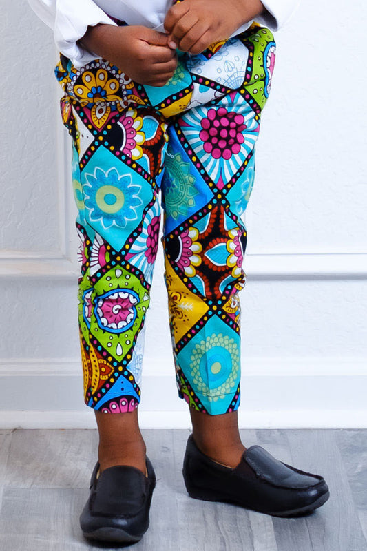 Bimbo Boy's African Print Pant