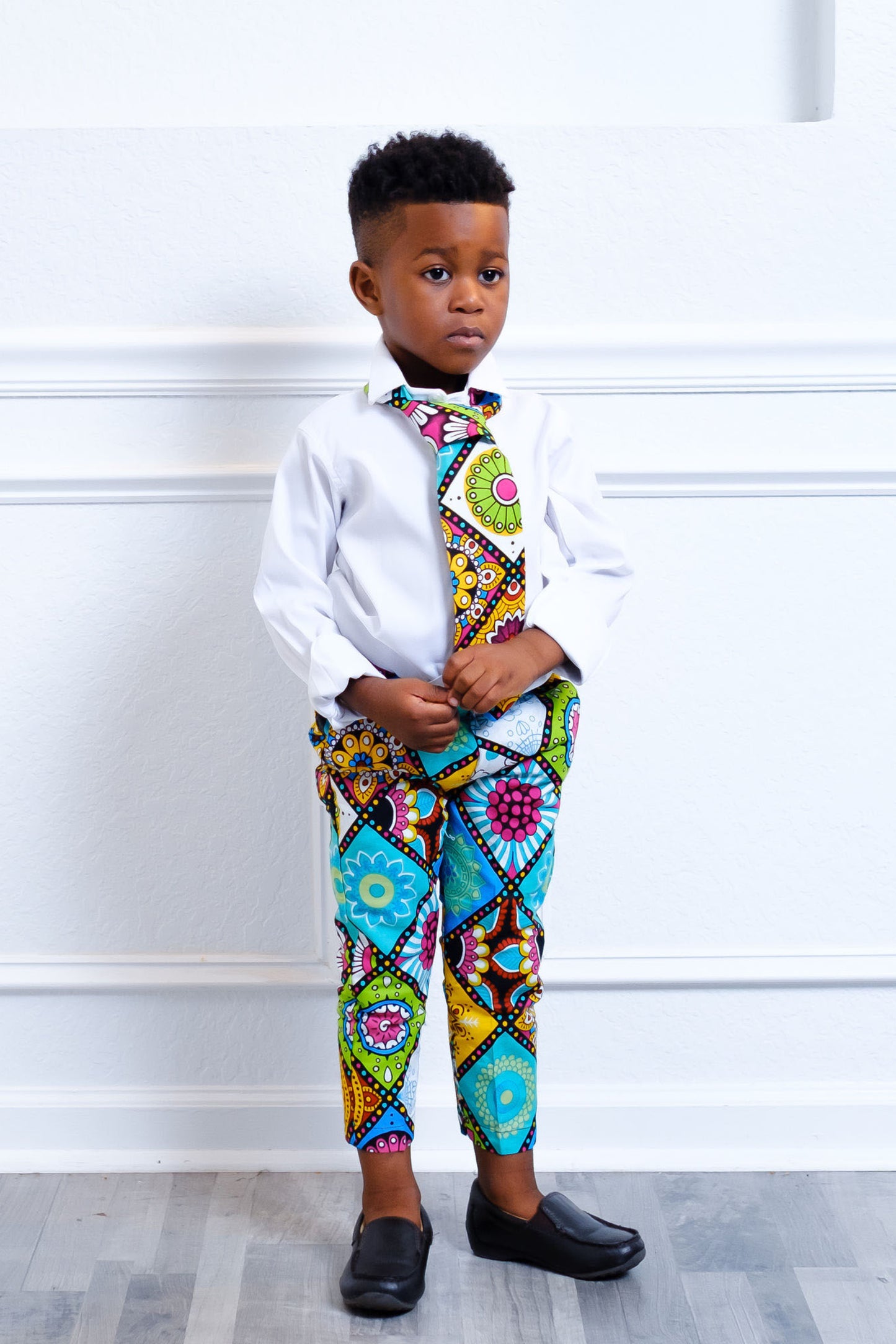 Bimbo Boy's African Print Pant