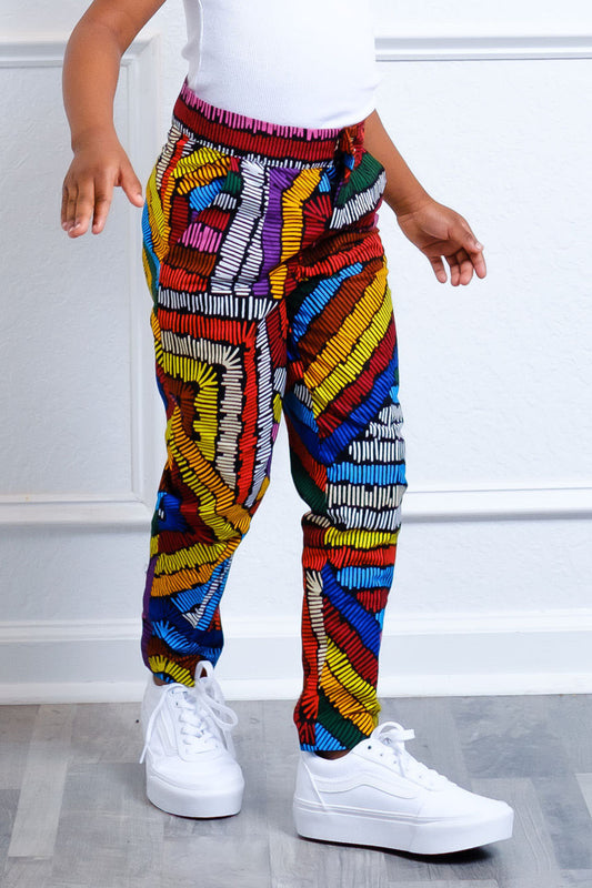 Moroti Girl's African Print Pants