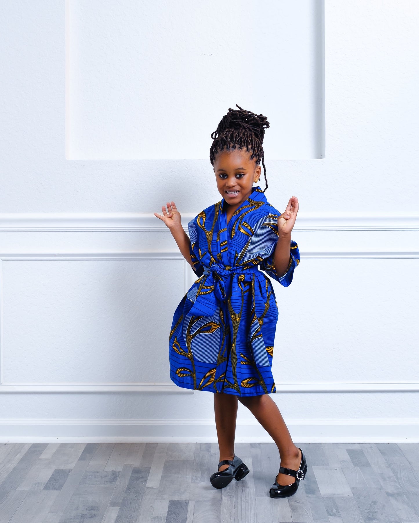 Tayo Girl's African Print Kimono