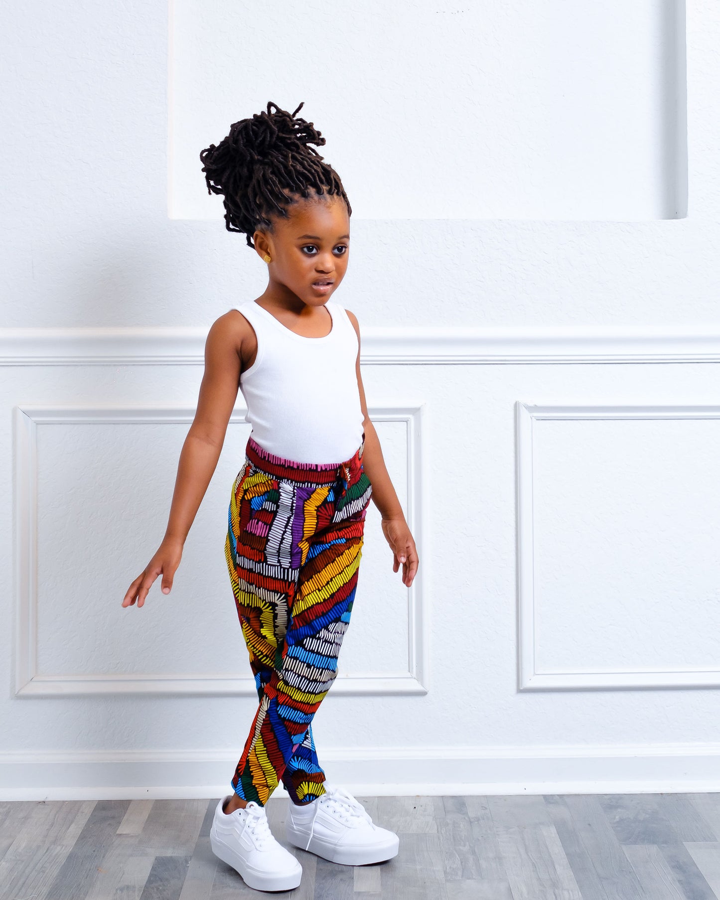 Moroti Girl's African Print Pants