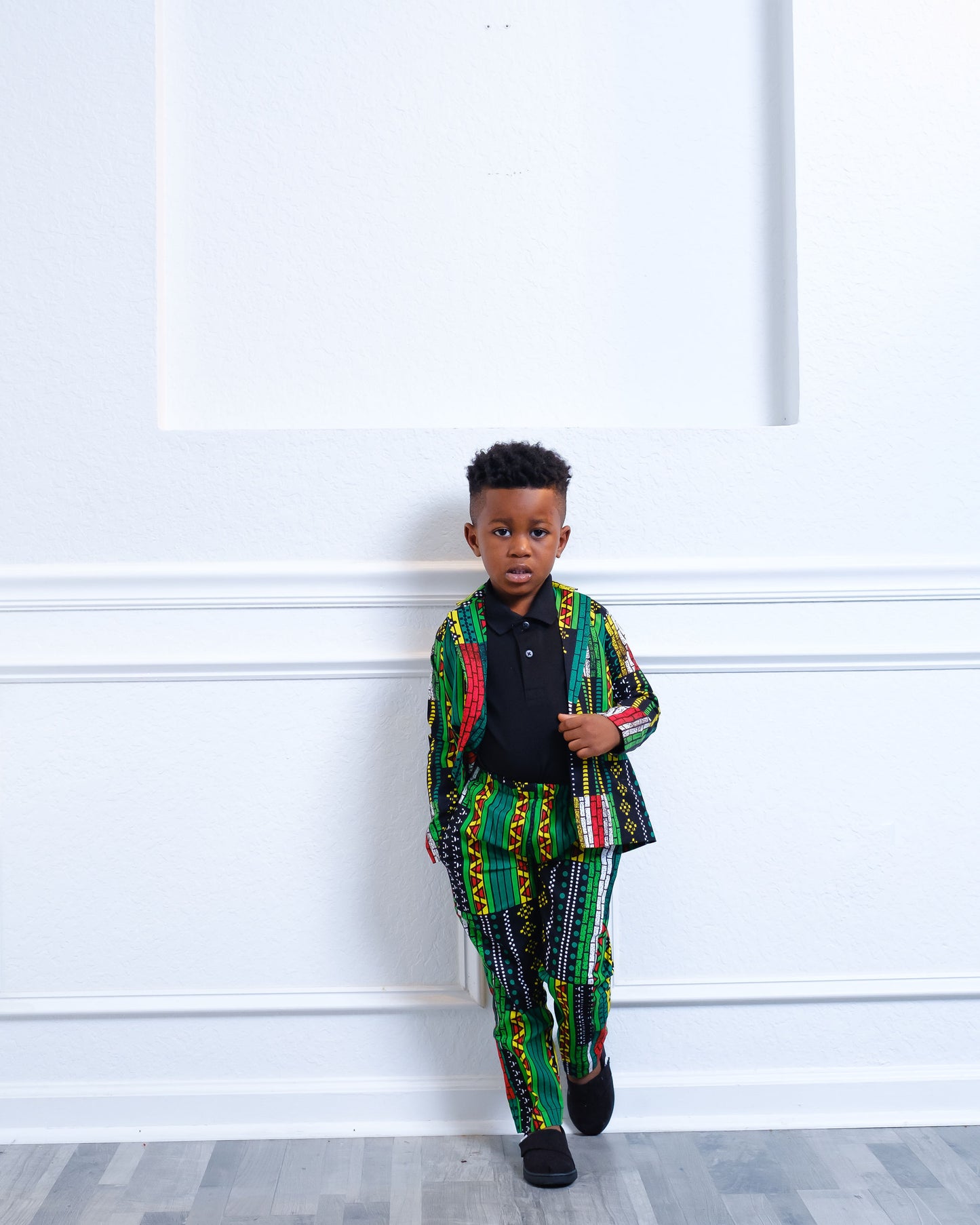 Moroti Boy's African Print Jacket