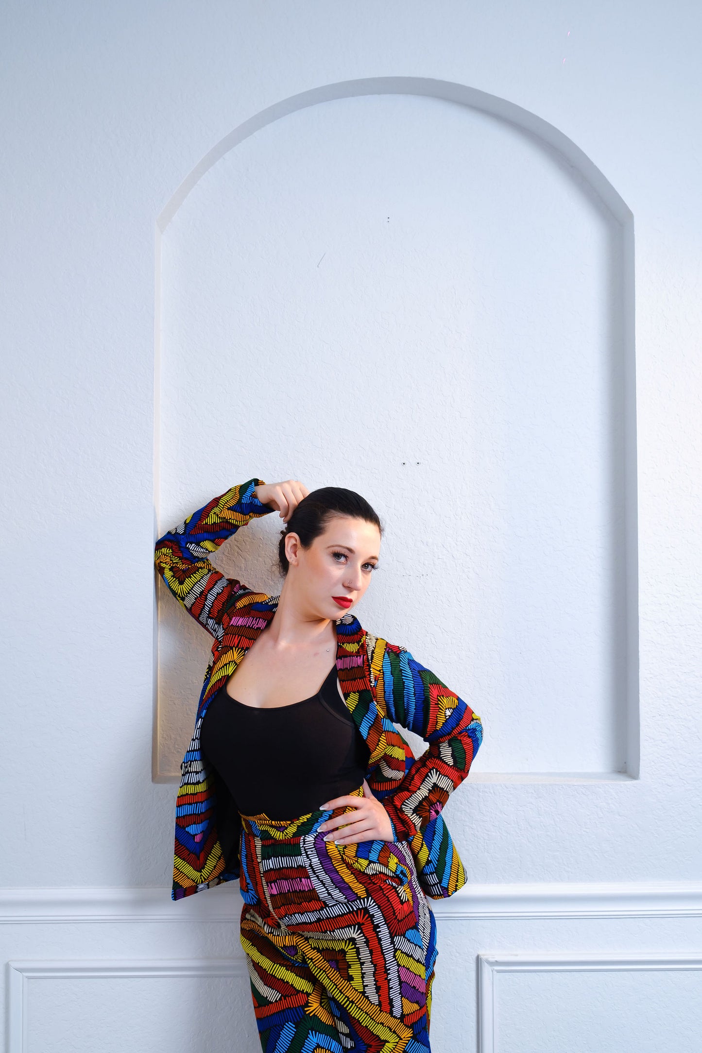 Moroti Women African Print Jacket