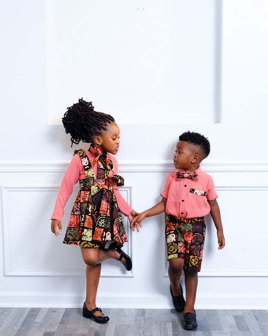 Shola Kid's African Print Set