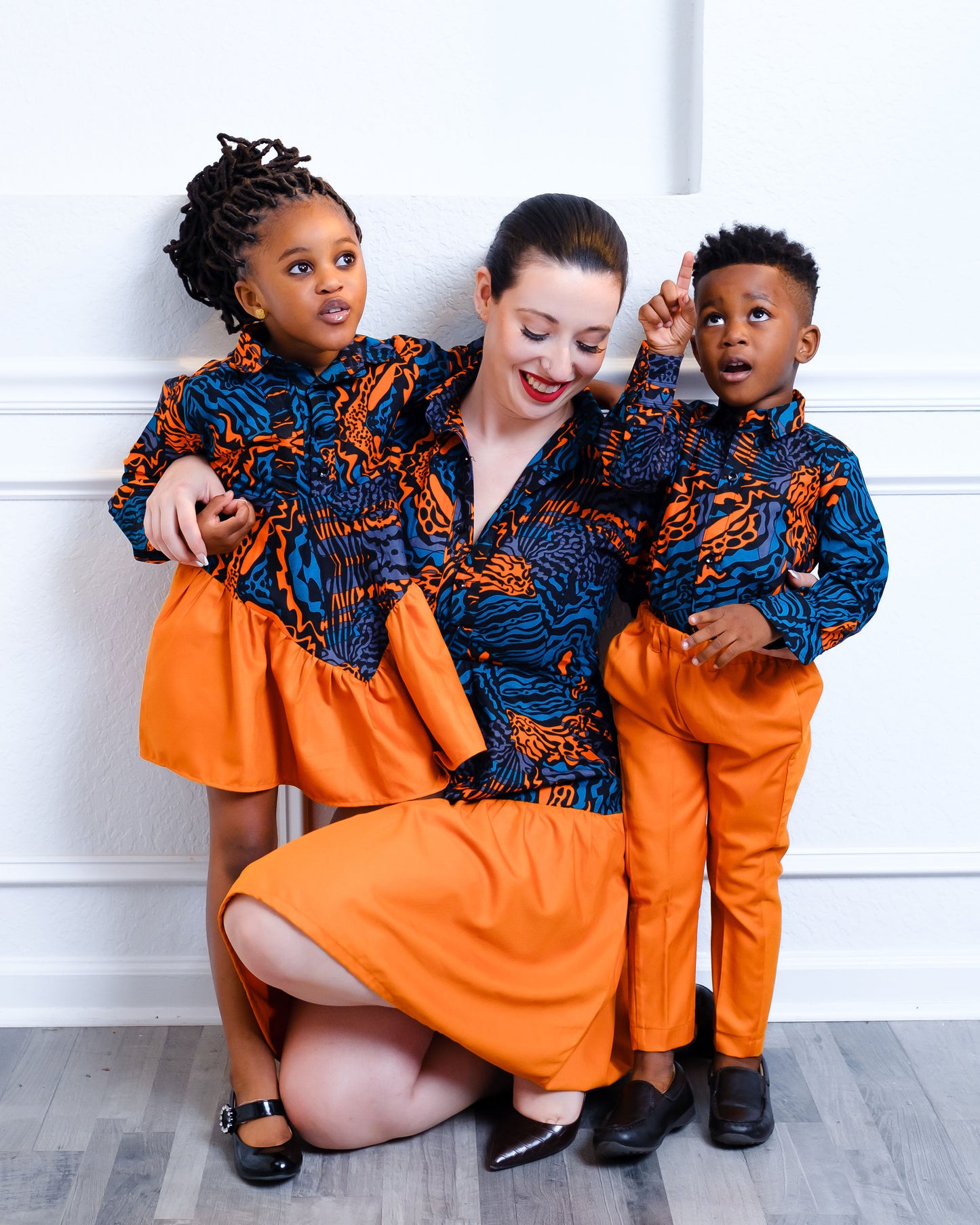 Sandy Baby Boy's African Print Set