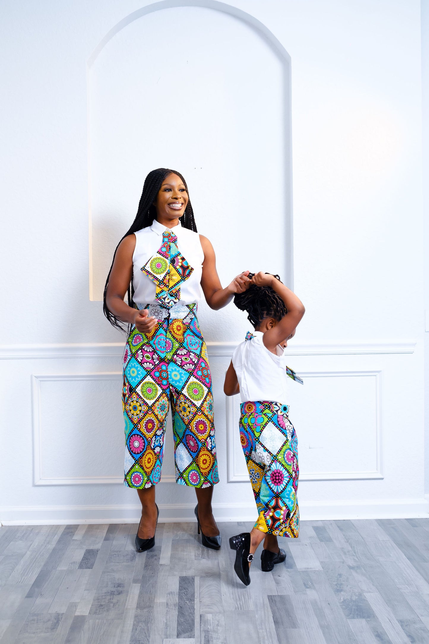 Bimbo Girl's African Print Pant